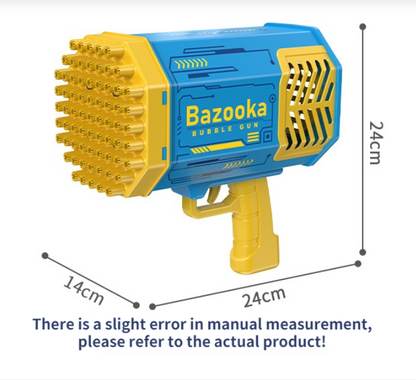 Bubble Machine Gun Size