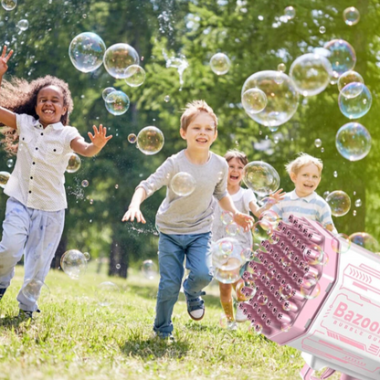 Bubble Machine Gun in use